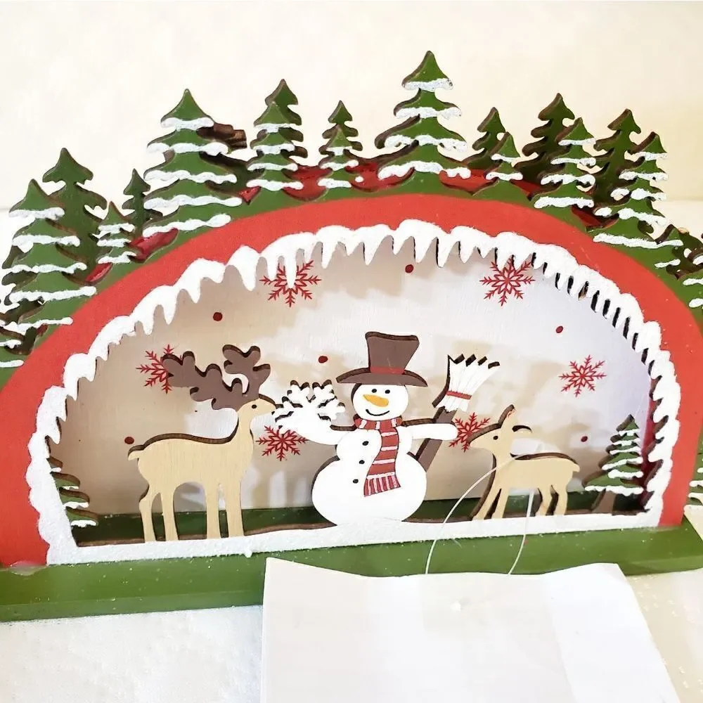 NWT Wooden Christmas Decor